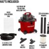 CRAFTSMAN CMXEVBE17595 16 Gallon 6.5 Peak HP Wet/Dry Vac, Heavy-Duty Shop Vacuum with Attachments - Image 4