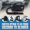 Oreck Compact Canister Vacuum-Handheld Cannister Cleaner & Blower w/HEPA Filter Bag for Dusting Dirt & Dog Hair for Hardwood, Wooden & Tile Floors, BB1200DB, Black - Image 7