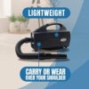Oreck Compact Canister Vacuum-Handheld Cannister Cleaner & Blower w/HEPA Filter Bag for Dusting Dirt & Dog Hair for Hardwood, Wooden & Tile Floors, BB1200DB, Black - Image 5