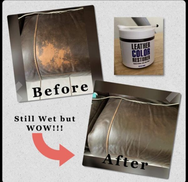 Leather Hero Leather color Restorer for couches, Leather Scratch Remover,  Leather couch Scratch Repair for Furniture