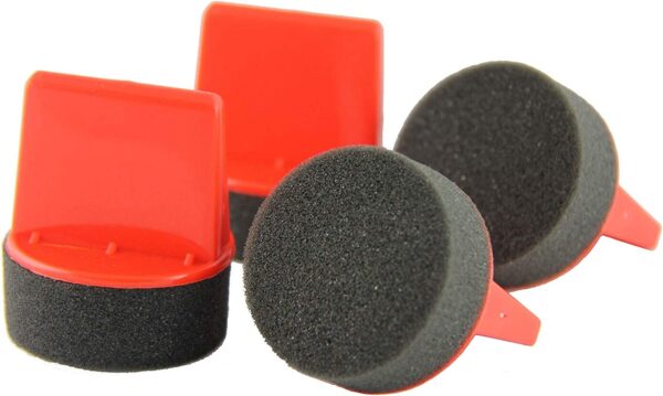 Leather Hero Pack of 4 Foam Dauber - Shoe Polish Applicator Brush - Shoe  Polish Sponge for Shoe Shining & Polishing - The Vac Shop