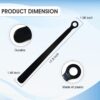 Leather Hero Plastic Shoe Horn Long Handle, Extended Shoe Horn for Men, Women & Kids - Image 4