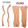 Disposable Try on Socks, Disposable Foot Socks, Disposable Nylon Slip on Socks, Footies for Women, Tan, 72 Pairs/144 Pieces - Image 2