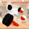 Leather Hero Pack of 4 Foam Dauber - Shoe Polish Applicator Brush - Shoe Polish Sponge for Shoe Shining & Polishing - Image 4