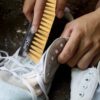 Shoe Cleaning Brush- Sneaker Soft Bristle Brush for Canvas, Leather, Mesh, Cloth & More- 6.7"- Fiamme Luxury Care - Image 6