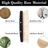 Shoe Brush- 100% Horsehair Shoe Brush for Leather, Shoes, Boots- Large 8" Premium Shine Brush- Fiamme (White) - Image 4