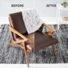 The Original Leather Re-Coloring Balm by Furniture Clinic - 16 Color Options - Leather Repair Kit for Furniture - Restore Couches, Car Seats, Clothing - Non-Toxic Leather Repair Cream (Dark Brown) - Image 4