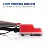 Oreck Commercial Upright Bagged Vacuum Cleaner, Lightweight, 40ft Power Cord, U2000R1, Grey/Red Household Upright Vacuums - Image 4
