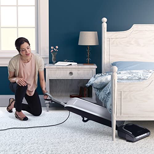 Oreck Elevate Conquer Bagged Upright Vacuum Cleaner, 2 Speed Control with HEPA Media Filtration, Lightweight, 35ft Power Cord, UK30300, Grey - Image 6