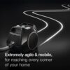 Miele Boost CX1 Cat & Dog - Bagless canister vacuum cleaner, lightweight, compact and corded with Vortex Technology, TurboBrush and HEPA AirClean filter, in Obsidian Black - Image 3