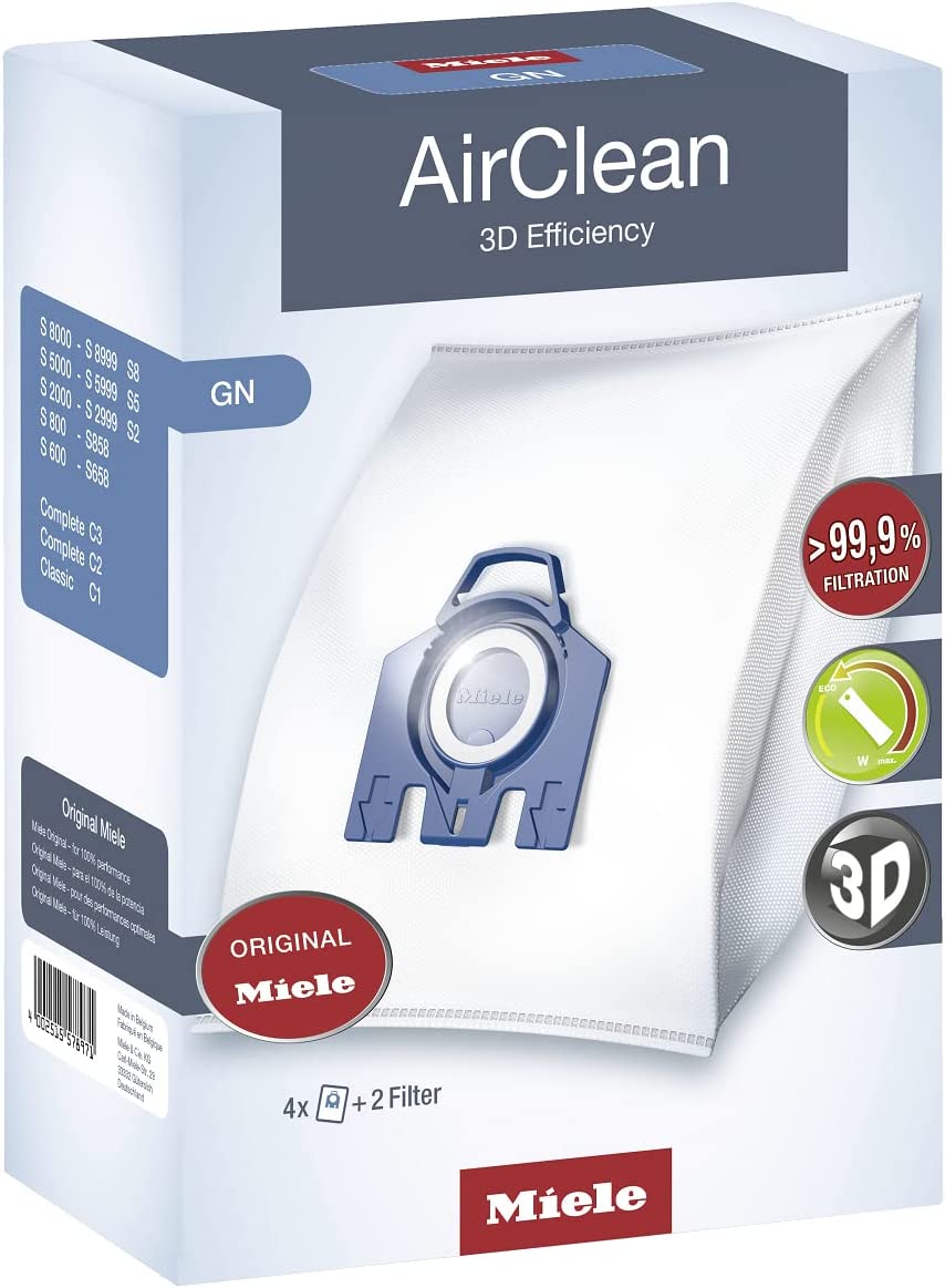 EAS-10 Packs Airclean 3D Efficiency Bags Replacement For Miele GN Vacuum  Cleaner Dust Bag For Classic C1 Complete C1/C2/C3 - AliExpress