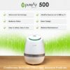 Greentech Environmental pureAir 500 - Portable Air Purifier and Air Cleaner, Air Purifiers for Home, Office, and Bedroom, For Spaces Up to 850 Square Feet, Neutralizes Tough Odors, Easy Set Up - Image 4