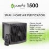 Greentech Environmental pureAir 1500 - Portable Air Purifier and Air Cleaner, Air Purifiers for Home, Office, and Bedroom, For Spaces Up to 1500 Square Feet, Neutralizes Tough Odors, Easy Set Up - Image 3