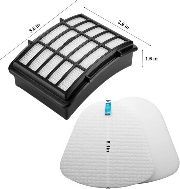 Colorfullife Filters for Shark Vacuum Navigator Lift-away ZU503AMZ, NV350, NV351, NV352, NV355, NV356E, NV357, NV360, NV370, NV391, UV440, UV490, UV500, UV540, UV541, UV550, Part XFF350 XHF350, ( Not Fit ZU561, ZU560 Series)  Home & Kitchen - Image 2