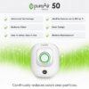 Greentech Environmental pureAir 50 - Portable Air Purifier and Air Cleaner, Air Purifiers for Home, Office, and Bedroom, For Spaces Up to 325 Square Feet, Neutralizes Tough Odors, Easy Set Up  Home & Kitchen - Image 4