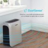 Oreck Air Response Air Purifier, HEPA and Carbon Filtration For Home, Quiet, Small, Silver, WK16000 - Image 6