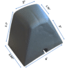 Caster Foot Number 8565000 Replacement for Shop Vac Wet Dry Vacuum Cleaner Tank Part - Image 3