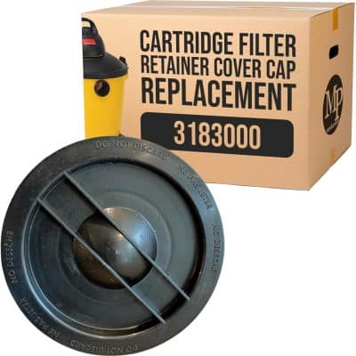 Cartridge Filter Retainer Cover Cap Replacement for Shop Vac 3183000 and Compatible with Vacmaster -