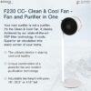 BONECO - Fan F230CC Clean and Cool Fan and Air Purifier  Home & Kitchen - Image 3