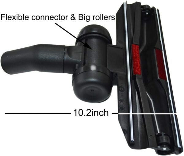 1 1/4" 32mm Replacement for Universal Vacuum Cleaner Brush Head Ultra-Thin with Big Wheel Compatible with Sanitaire, Mighty Mite, Eureka, Rainbow - Image 4