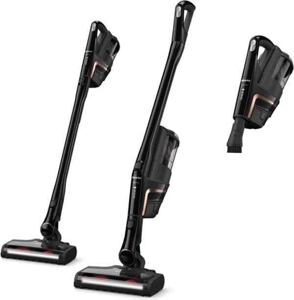 Miele Triflex HX2 Cat & Dog Cordless Stick Vacuum Cleaner, 60 min runtime, Obsidian Black / Rose Gold