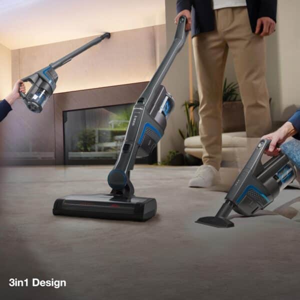 - Miele Triflex HX1 Cordless Stick Vacuum Cleaner, 60 min runtime, Graphite Grey / Blue - Image 4