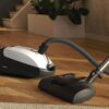 Miele Classic C1 Bagged Canister Vacuum Cleaner, Lotus White - Image 3