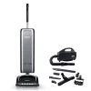 Oreck Elevate Conquer and Compact Canister Vacuum Bundle Bagged Upright Vacuum Cleaner 2 Speed Control with HEPA Media Filtration, Lightweight, 35ft Power Cord, UK30300