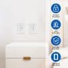 TrekStar GFCI USB Outlet 20 Amp Duplex Wall Receptacle with Built-in USB Type A & Type C Combo with 24W Charging Port for Smartphone, Self-Test, Tamper Resistant, White Wall Plate Cover Included - - Image 2