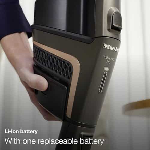 - Miele Triflex HX1 Plus Cordless Stick Vacuum Cleaner, 60 min runtime, Obsidian Black / Red - Image 9
