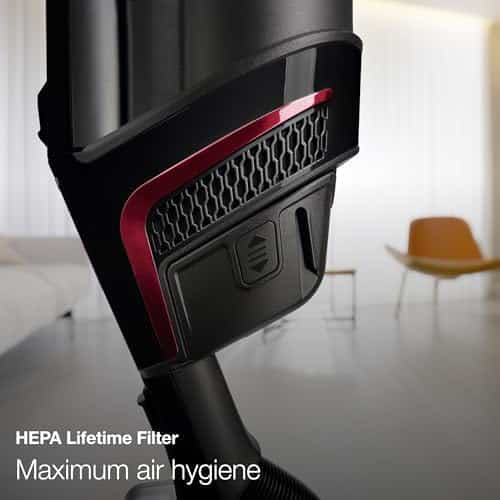 - Miele Triflex HX1 Plus Cordless Stick Vacuum Cleaner, 60 min runtime, Obsidian Black / Red - Image 4