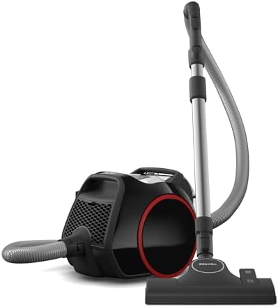 - Miele Boost CX1 - Bagless Canister Vacuum Cleaner, Lightweight, Compact and Corded with Vortex Technology and Hygiene AirClean Filter, in Black/Red