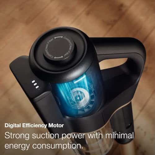 Miele Duoflex Total Care Vacuum Cleaner, Cordless and Bagless Multi-Use, Multi-Floor Flexible Stick Vacuum with 4 Attachable Brushes and Accessories, in Obsidian Black / Rose Gold - Image 4
