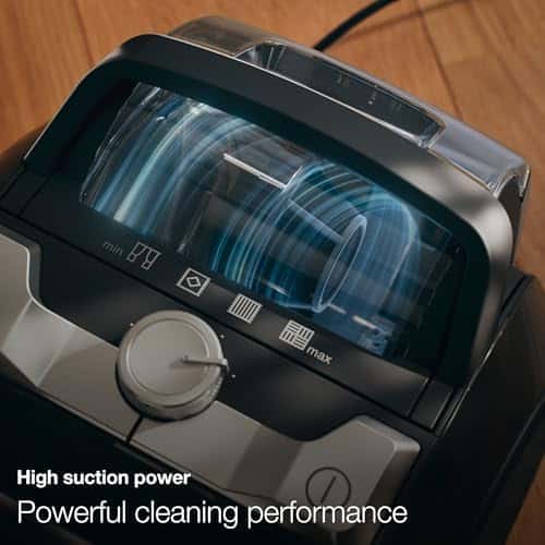 - Miele Boost CX1 - Bagless Canister Vacuum Cleaner, Lightweight, Compact and Corded with Vortex Technology and Hygiene AirClean Filter, in Black/Red - Image 3