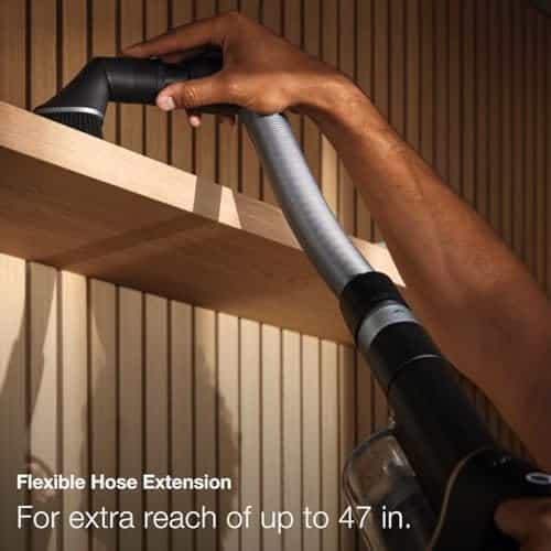 Miele Duoflex Total Care Vacuum Cleaner, Cordless and Bagless Multi-Use, Multi-Floor Flexible Stick Vacuum with 4 Attachable Brushes and Accessories, in Obsidian Black / Rose Gold - Image 16