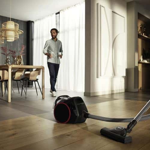 - Miele Boost CX1 - Bagless Canister Vacuum Cleaner, Lightweight, Compact and Corded with Vortex Technology and Hygiene AirClean Filter, in Black/Red - Image 10