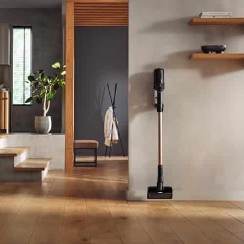 Miele Duoflex Total Care Vacuum Cleaner, Cordless and Bagless Multi-Use, Multi-Floor Flexible Stick Vacuum with 4 Attachable Brushes and Accessories, in Obsidian Black / Rose Gold - Image 2