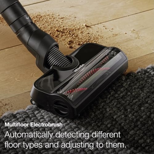 Miele Duoflex Total Care Vacuum Cleaner, Cordless and Bagless Multi-Use, Multi-Floor Flexible Stick Vacuum with 4 Attachable Brushes and Accessories, in Obsidian Black / Rose Gold - Image 8