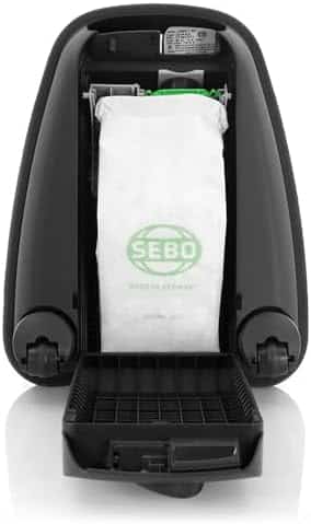 Sebo 9687AM AIRBELT K3 Premium Canister Vacuum Cleaner with 7-Year Motor Warranty, Comes with Powerful ET-1 Powerhead for Pets and Carpeting + Parquet Brush, 37-Foot Operating Radius, Made in Germany - Canister Vacuum Cleaners - Image 8