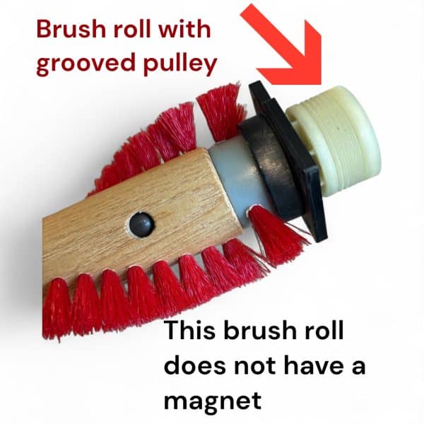 Oreck Commercial 76218-01 Replacement Brush Roll with Grooved Pulley and No Magnet Fits U2000EB, U2000RB, U2000RBBW - Image 2