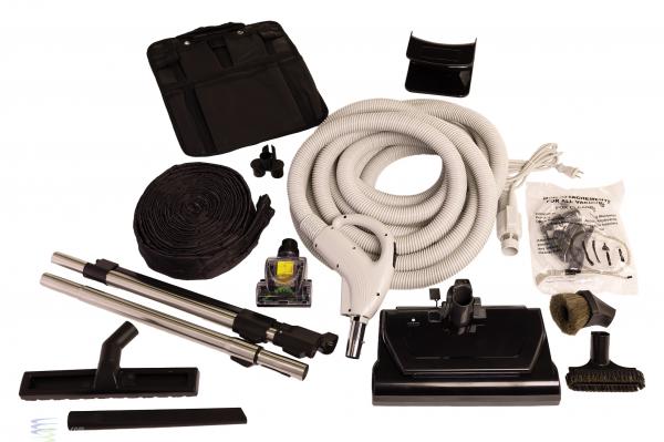 Central Vacuum Kit, Deluxe w/ 35' hose & PN with pigtail