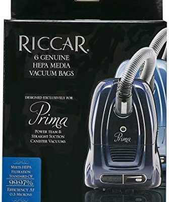 Genuine Riccar Prima Canister HEPA Media Bags # RCH-6 (6 pk)