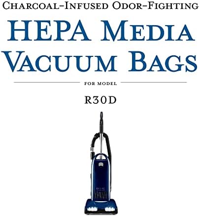 Riccar R30D HEPA Filter Vacuum Cleaner Bags, Charcoal-Infused Tandem Air Blue, Six Bags Included, RNHC-6 - Image 2