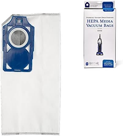 Riccar R30D HEPA Filter Vacuum Cleaner Bags, Charcoal-Infused Tandem Air Blue, Six Bags Included, RNHC-6 - Image 6