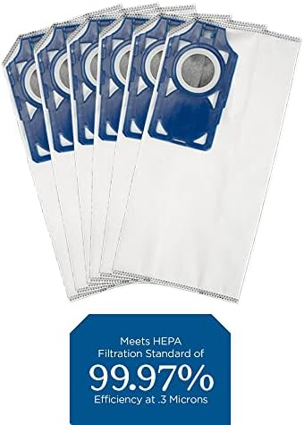 Riccar R30D HEPA Filter Vacuum Cleaner Bags, Charcoal-Infused Tandem Air Blue, Six Bags Included, RNHC-6 - Image 4